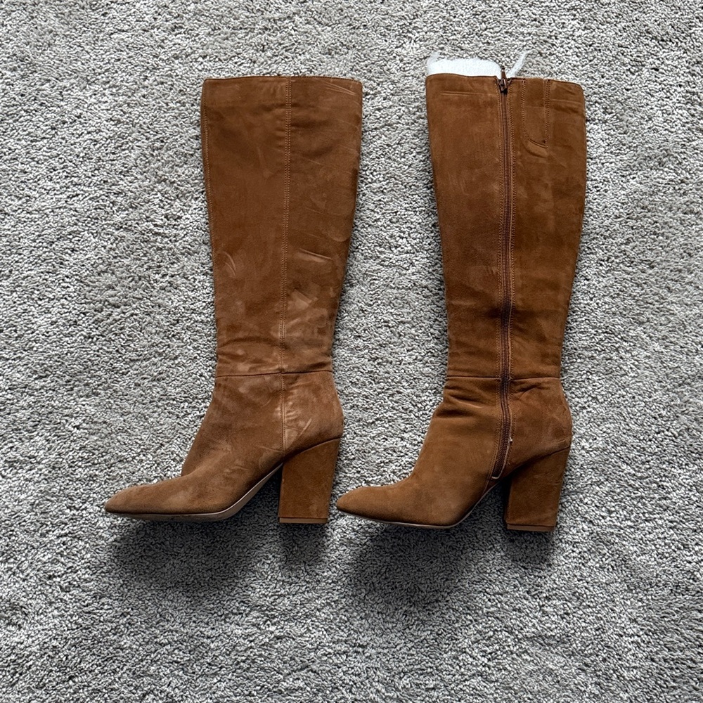 Nine West Suede Knee-High Boots